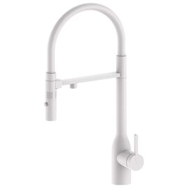 смеситель для кухни paulmark magneto one ma213188-wh, с подключением фильтра питьевой воды, белый в Алматы фото № 1