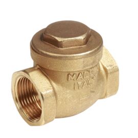 Обратный мембранный клапан 3/4" giacomini n6y004 с неопреновым седлом, металл. затвор в Алматы фото № 1
