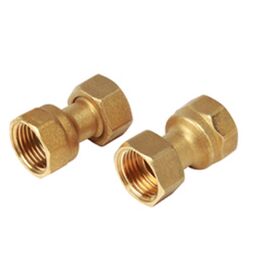Отвод с накидной гайкой 1/2"fx1/2"f giacomini p15fy005 с внутренней резьбой для шестиходовых клапанов r274n в Алматы фото № 1
