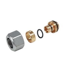 Переходник 16x(18x2) giacomini r179mx015 для многослойной и синтетической трубы в Алматы фото № 1
