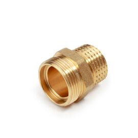 Прямой фитинг 3/4"x18 для переходников giacomini r180ry021, с наружной резьбой, соединяется с r178 или r179 в Алматы фото № 1