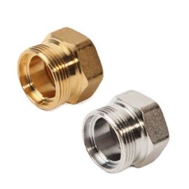 Прямой фитинг для переходников 1/2"x3/4"e, с внутренней резьбой giacomini r180ry057, соединяется с r178 или r179 в Алматы фото № 1