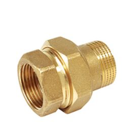 Прямой фитинг разборный 1" giacomini r18spy005 из 3 частей, для стальной трубы, с плоским соединением в Алматы фото № 1