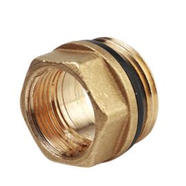 Переходник наружная-внутренняя резьба 1 1/4"m x 3/4"f giacomini r593dy007 с герметичной прокладкой в Алматы фото № 1