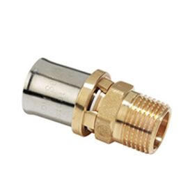 Прямой фитинг 1 1/2"x(50x4) "мультипресс" с наружной резьбой giacomini rm107y077 в Алматы фото № 1