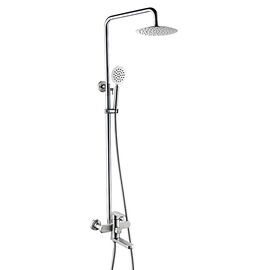 Душевoй система frap f24805 со смесителем с длинным изливом, сатин в Алматы фото № 1