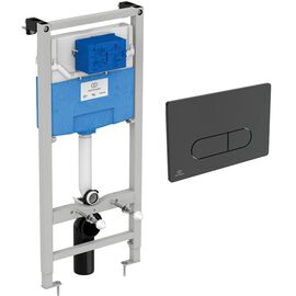 Инсталляция 3в1 ideal standard prosys frame 120 m r020467 с черной кнопкой смыва m2 r0115a6 в Алматы фото № 1