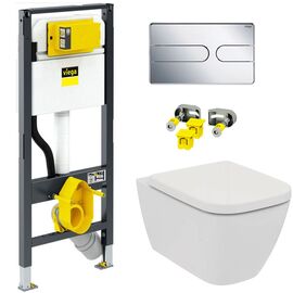 унитаз с инсталляцией 5в1 viega 792862 ideal standard blend cube t368601 aquablade с микролифтом в Алматы фото № 1