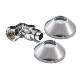 Комплект подключения для п/с 3/4"х1/2", хром нф-00000185 в Алматы фото № 1