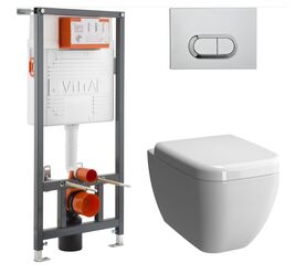 унитаз с инсталляцией 4в1 vitra shift 9855b003-7200 в Алматы фото № 1