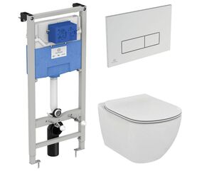 унитаз с инсталляцией 4в1 ideal standard tesi t007901 r020467 m2 r0121ac в Алматы фото № 1