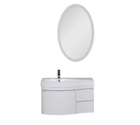 Комплект мебели aquanet сопрано 95 l белый (2 дверцы 2 ящика) в Алматы фото № 1