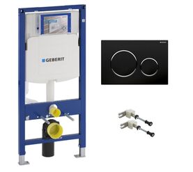 Инсталляция geberit duofix 111.300.00.5 с клавишей sigma 20 115.882.km.1 в Алматы фото № 1