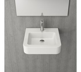 раковина подвесная bocchi scala pro 1123-001-0126 квадратная 65x50 см в Алматы фото № 1