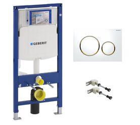 Инсталляция geberit duofix up320 111.300.00.5 с клавишей sigma 20 115.882.kk.1 в Алматы фото № 1