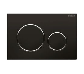Клавиша смыва geberit sigma 20 115.882.km.1 черный/хром глянцевый в Алматы фото № 1