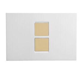 Клавиша смыва vitra twin2 748-0102 золото в Алматы фото № 1