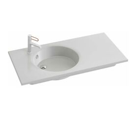 раковина-столешница jacob delafon odeon rive gauche exau112-z-00 100 см под мебель в Алматы фото № 1