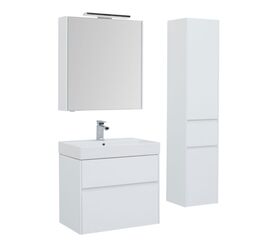 Комплект мебели для ванной aquanet бруклин 70 белый в Алматы фото № 1