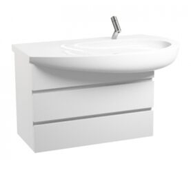 тумба с раковиной laufen alessi one 90 белый глянец (4.2445.0.097.631.1) в Алматы фото № 1