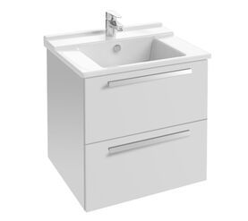 тумба с раковиной jacob delafon struktura 80 белая универсальная 2 ящика в Алматы фото № 1