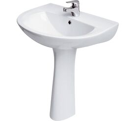 умывальник подвесной cersanit president 60 s-um-p60-1-w в Алматы фото № 1