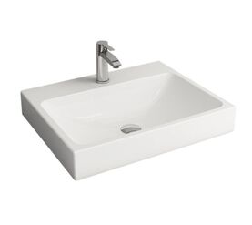 раковина накладная scala bocchi 1077-001-0126 60*48 белый глянец в Алматы фото № 1