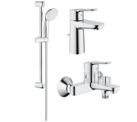 Набор смесителей 3в1 grohe bauedge 118389 для ванной комнаты в Алматы фото № 1