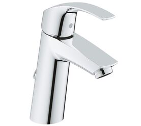 смеситель для раковины grohe eurosmart 23323001 (р высок) цвет хром в Алматы фото № 1