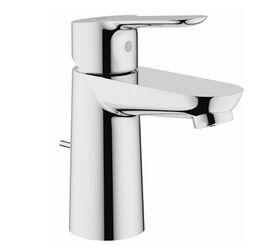 смеситель для раковины grohe bauedge 23328000 s-size с донным клапаном, хром в Алматы фото № 1