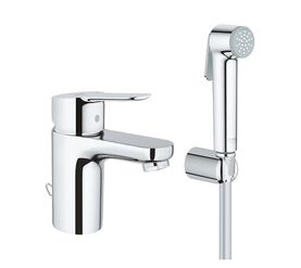 смеситель для раковины grohe bauedge 23757000 с гигиеническим душем в Алматы фото № 1