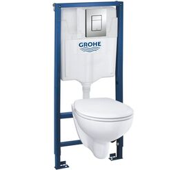 унитаз с инсталляцией 4в1 grohe bauceramic 39586000 в Алматы фото № 1