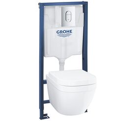 унитаз с инсталляцией 4в1 grohe euro ceramic 39536000 в Алматы фото № 1