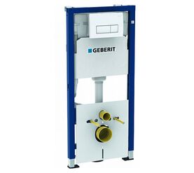 Инсталляций 4в1 geberit duofix 458.128.11.1 с белой кнопкой delta в Алматы фото № 1