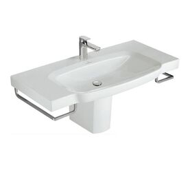 раковина подвесная villeroy&boch sentique 5142 а0 01 100х52 см в Алматы фото № 1