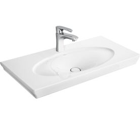 раковина villeroy & boch la belle 6124 11r1 alpin ceramicplus в Алматы фото № 1