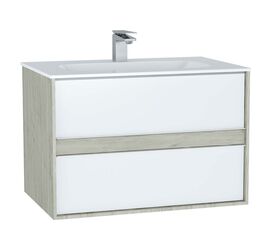 тумба с раковиной vitra metropole 61291 100 см серебряный дуб в Алматы фото № 1