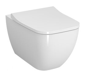 унитаз подвесной vitra shift 7742b003-0075 безободковый с тонкой крышкой микролифт в Алматы фото № 1