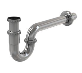 сифон a432 для раковин u-форма металл в Алматы фото № 1