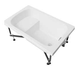 Ванна сидячая aquanet 110x70 seed с каркасом в Алматы фото № 1