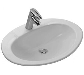 раковина встраиваемая jacob delafon ovale dessus e1273-00 60х48 см в Алматы фото № 1