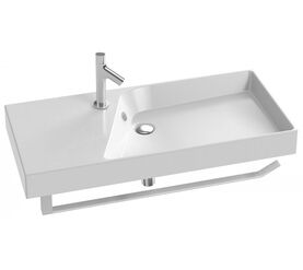 раковина подвесная jacob delafon rythmik exn112-00 100x46 см в Алматы фото № 1