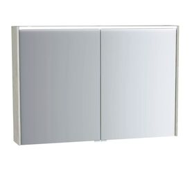 Зеркальный шкаф vitra metropole 61294 с подсветкой 100см серебряный дуб в Алматы фото № 1