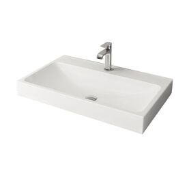 раковина накладная scala bocchi 1078-001-0126 80*48 белый глянец в Алматы фото № 1