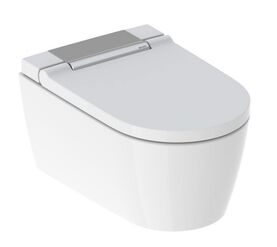 Подвесной унитаз-биде geberit aquaclean sela 146.224.21.1, глянцевый хром в Алматы фото № 1