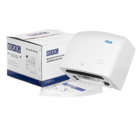 сушилка для рук bxg-jet-5500  высокоскоростная (пластик белый) в Алматы фото № 1