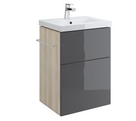 тумба с раковиной сersanit smart p-su-sma-co50/gr 50см серая в Алматы фото № 1