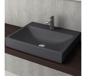 раковина накладная bocchi  scala 1077-020-0126 60x48 антрацит матовый в Алматы фото № 1