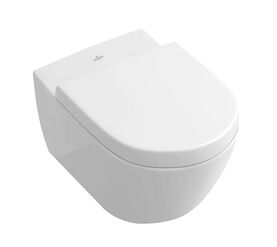 унитаз подвесной villeroy&boch avento 5656 hr 01 безободковый с микролифтом в Алматы фото № 1