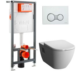 унитаз с инсталляцией 4в1 vitra d-light 5911b003-0075 742-5800-01 в Алматы фото № 1